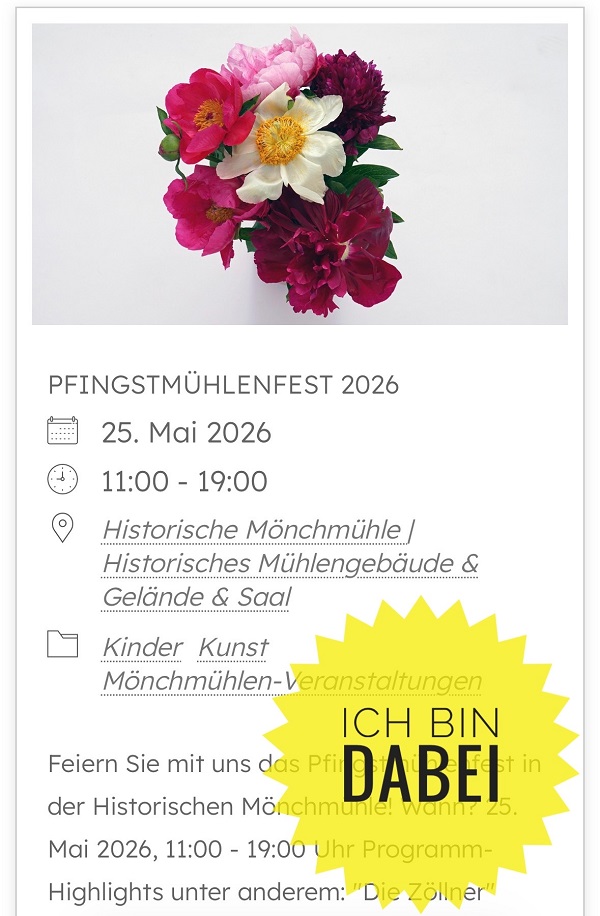Pfingsten Mönchmühle